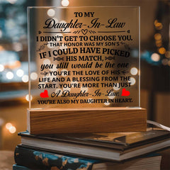 To My Daughter-in-Law Honor – Acrylic Square